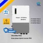 30kw 50kw 70kw IP65 commercial solar Three phase 220Vac hybrid inverter for SA market
