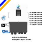 8-24kw Three phase low voltage hybrid inverter IP65