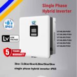 Residential PV inverter with dual AC output and smart power management IP65
