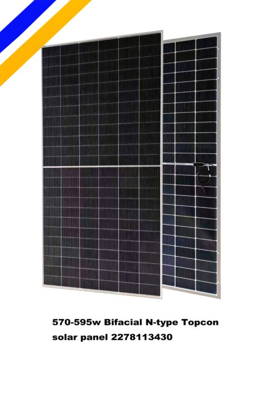 Solar Panel N Type 570W 595W Photovoltaic Panels PV power modules