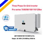 Uthink Commercial MPPT Three phase grid-tied inverter 70/80/90/100/110/120kw 400Vac