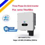 Uthink Commercial MPPT Three phase on grid inverter 70/80kw 400Vac