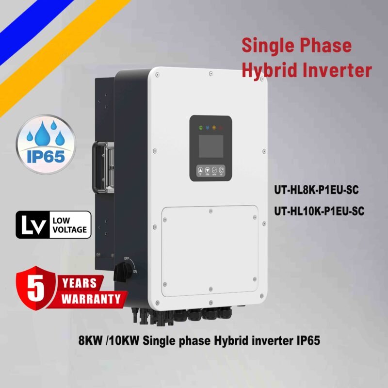 8kw 10kw single phase hybrid inverter IP65