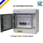 1 strings input 1 strings output AC distribution Box