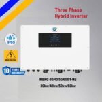 Three phase Commercial hybrid solar inverter IP65 30kw/40kw/50kw/60kw