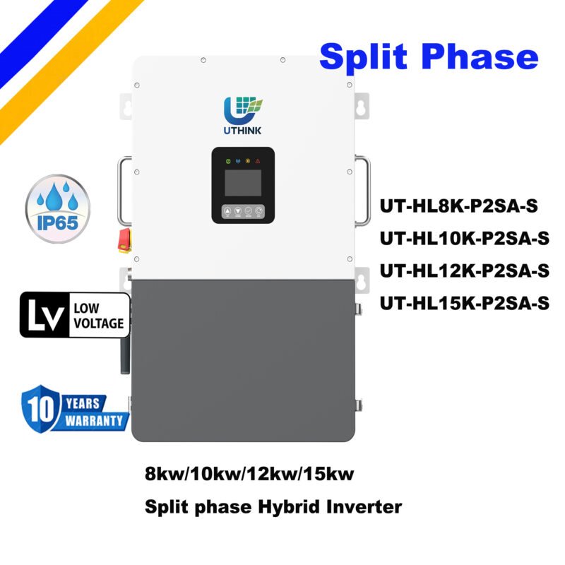 12kw split phase hybrid inverter IP65 Solar energy storage system