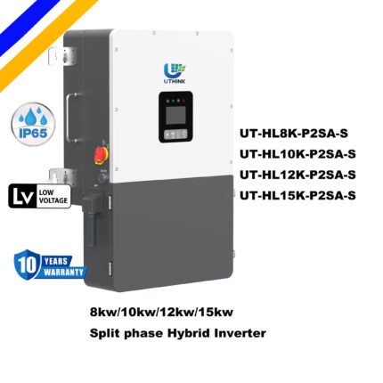 Uthink energy 8-15kw split phase low voltage hybrid inverter IP65