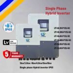 kit solar complete 6kw-10kw single phase hybrid inverter IP65